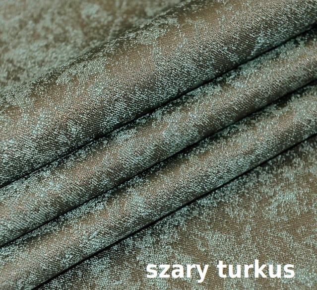 tkanina szary turkus