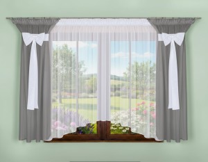 Komplet zasłon z kokardami + firana w łuk 300x160cm.jpeg