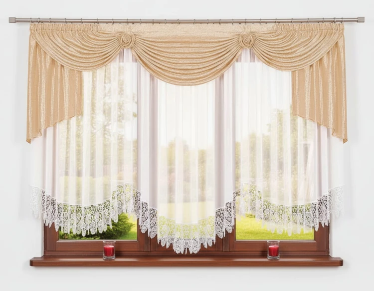 Róża 600 x 155 cm - komplet lambrekin z firaną .jpeg