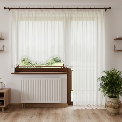 M004 - Firany na okno balkonowe z gipiurą 400 x 160 cm, 200 x 250 cm .jpeg