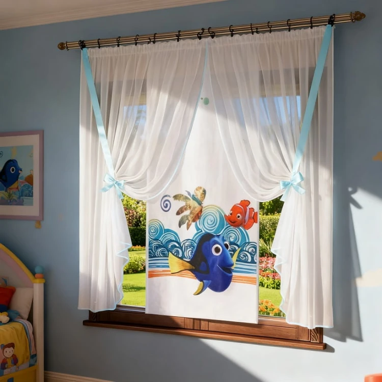 Firanka dla dzieci z panelem 290 x 150 cm NEMO.jpeg