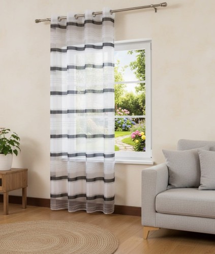 BANDES zasłona  firana145 x 250 cm - biały .jpeg