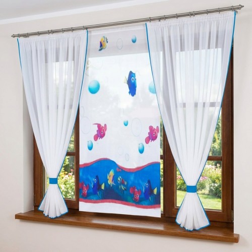 Komplet firanek dla dzieci Nemo panel + firanki.jpeg